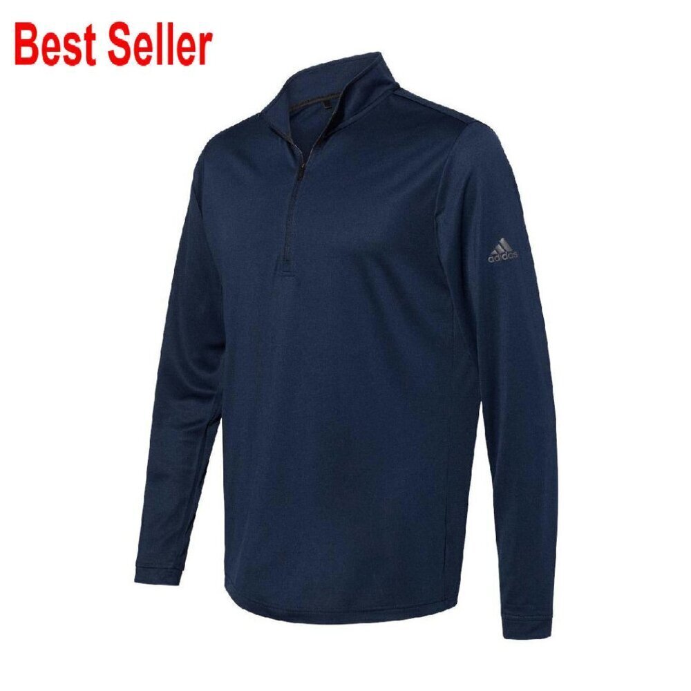 Lightweight Quarter-Zip Pullover Athletic Performance Polyester UPF 50+